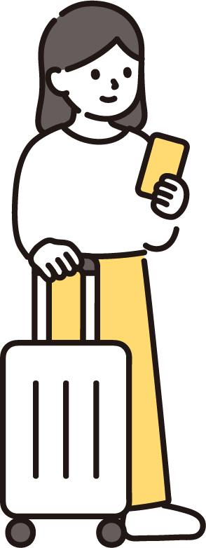 出発イラスト
